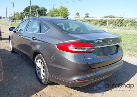 2017 Ford Fusion S из США, поврежденный, VIN 3FA6P0G73HR283598